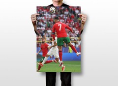 Cristiano Ronaldo Shot Portugal National Football Team Sports – POSTER 20″x30″