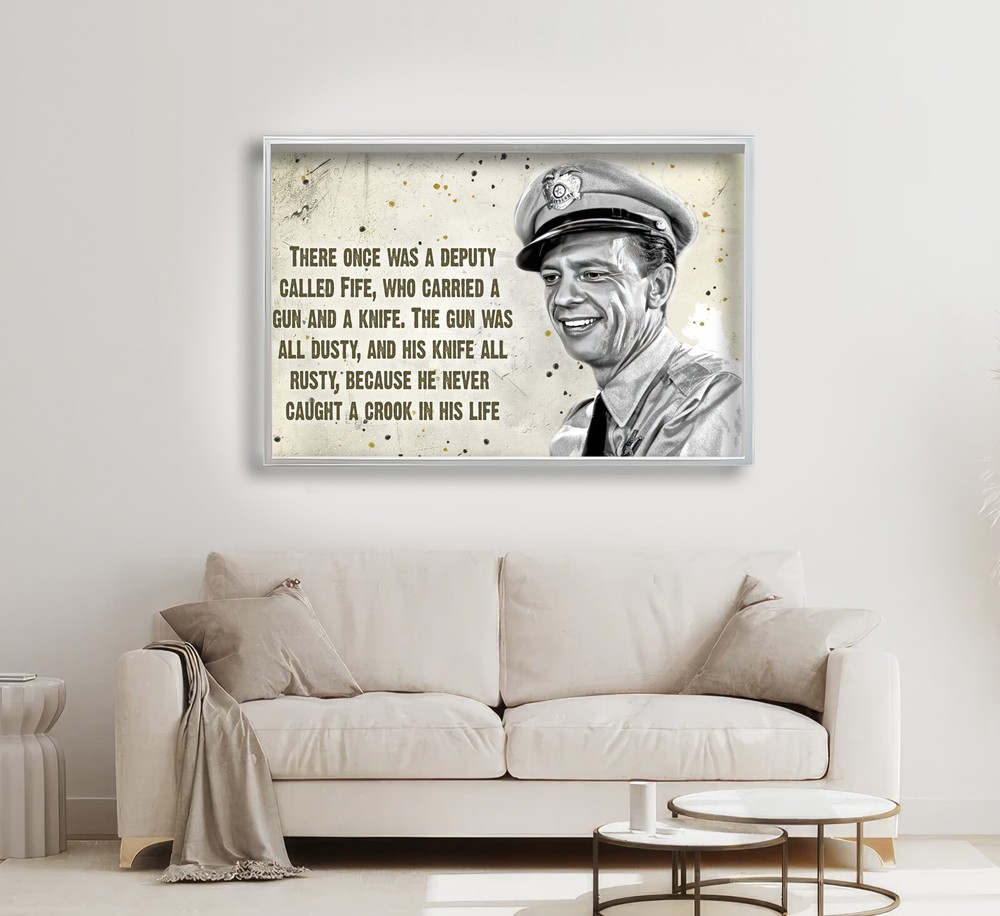 Once Was A Deputy Named Fife Mayberry Sheriff’s Office 24×36 or 11×17 In Poster