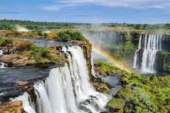 Iguazu Falls Rainbow Cataratas do Iguacu Waterfall Natural Wonder Nature Photogr