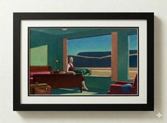 Edward Hopper Western Motel Framed Print Premium