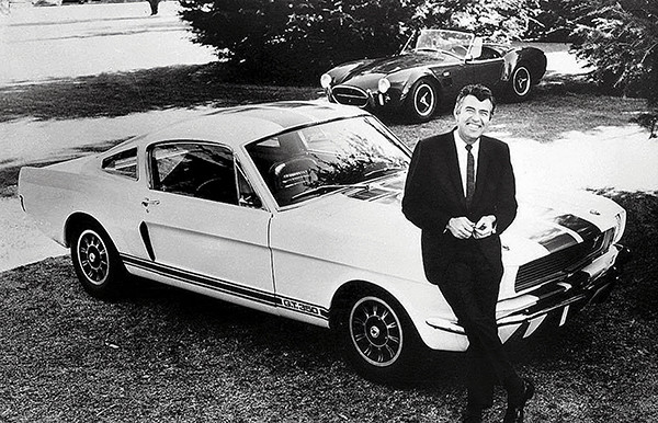 1966 Carroll Shelby and Ford Mustang Shelby GT350 – Promotional Poster