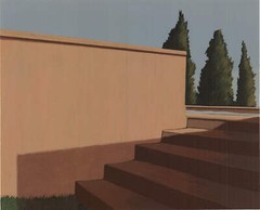 GRETCHEN DOW SIMPSON Florence, Italy SIGNED 20.25″ x 22.75″ Serigraph 1992 Conte
