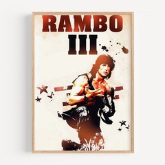 Rambo III (1988) Movie Poster Wall Art Print_0