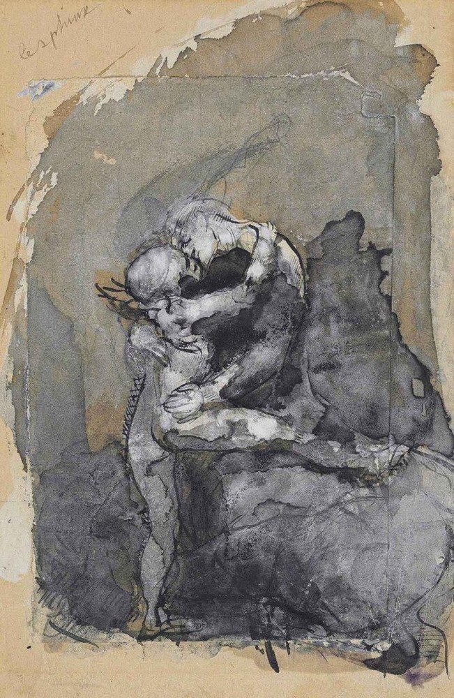 Centauress called the Sphinx : Auguste Rodin : 1905 : Art Print