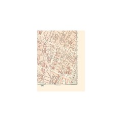 Historic Map – Paris France Les Halles – Baedeker 1911 – Vintage Wall Art