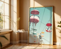 Beach Ocean Relaxing Wall Art Poster Print BA250-65_0
