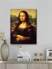 Mona Lisa Canvas Art Print Stretched Framed Painting Picture Poster Giclee Wa…