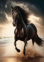 Wild Animals Horses Canvas Painting Wall Art Posters Print Wall Mural Home Decor