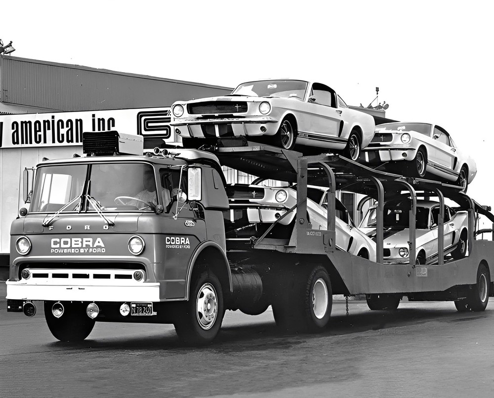 1966 Ford Mustang Shelby GT350 Transport POSTER 13 X 19 INCH POSTER
