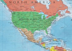 24″ x 36″ Swiftmaps World Premier Wall Map w/ Flags – Large Mural Poster – NEW!