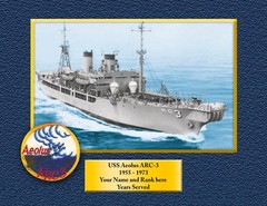 USS AMERICA CVA-CV66 8.5 X 11 Custom Personalized Print of US Navy Ships Gift