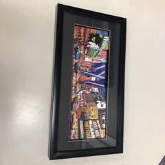 small Broadway times square 3-D art picture￼ 17×9 NYC New York City