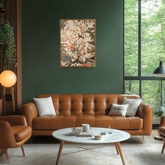 Framed Wall Art Vintage Wall Decor Floral Canvas Art Botanical Pictures Bird …