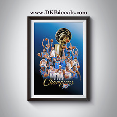 2025 NBA Champions Oklahoma City Thunder Print – 4″ x 6″, Postcard or 5″ x 7″