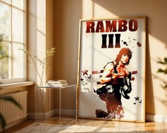Rambo III (1988) Movie Poster Wall Art Print_0