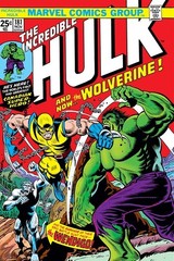 The Incredible Hulk vs Wolverine Comic Book Cover Poster print 11″x17″