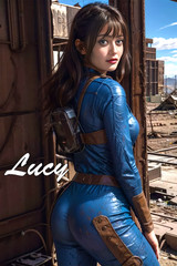 Fallout 4 Lucy MacLean Poster Gaming Fan Gift