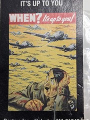 When? It’s up to you! World War II Propaganda Hitler Planes Poster 22″ x 33″ New