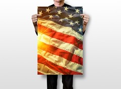 USA Flag 1776-2026 4th of July – 250 Years of America Patriotic – POSTER 20″x30″