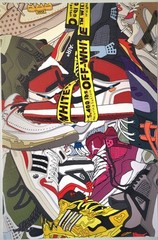Nike Shoe / Frameless Canvas Poster – wall decor – 8x12in (set of 6)