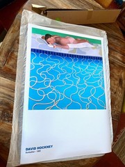 The Sunbather – David Hockney 1966 – Affiche 70 x 100 cm