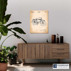 Biking Gifts, Gifts for Bicycle Enthusiasts, Schwinn Bike Patent Poster Print
