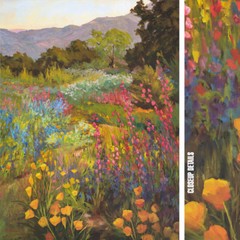 30W»x40H» SPRING DAYS by ELLIE FREUDENSTEIN -FLORAL PARADISE – CHOICES of CANVAS