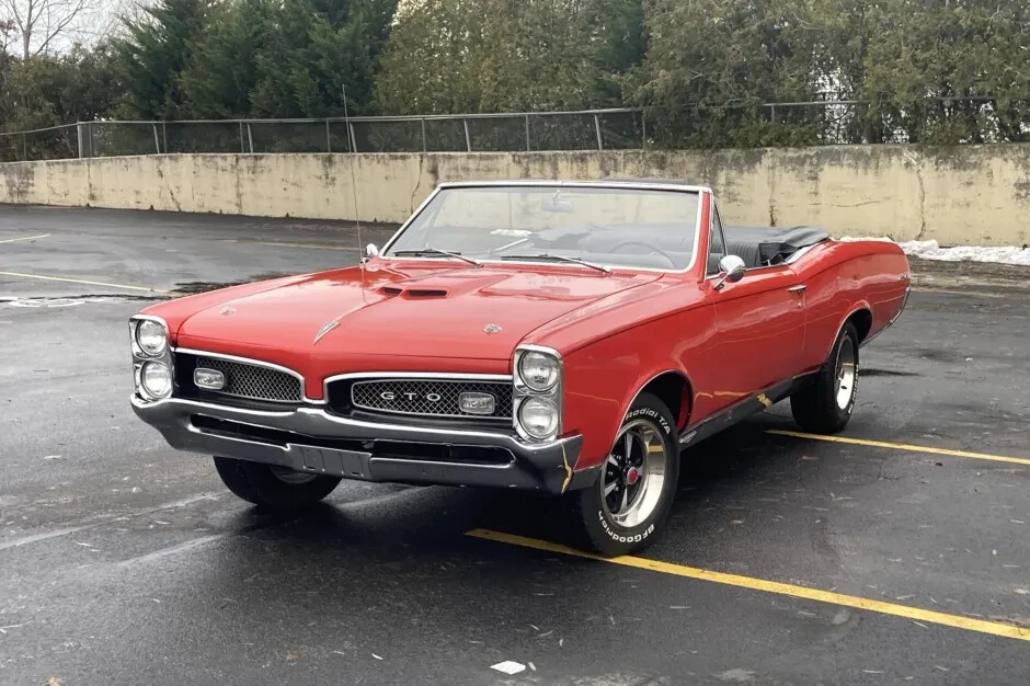 1967 Pontiac GTO Convertible 5-Speed | 24″x36″ POSTER | classic car