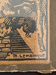 Eglise S’ Gervais, Paris Print Behind Glass by M. Lemainque