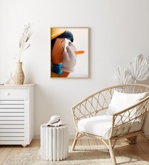 Set of 2 Kaws X Pinoc Art Pieces Canvas wall art home decor Gallery