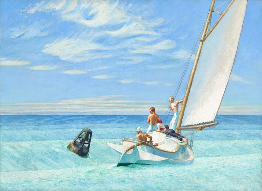 Edward Hopper : Ground Swell : 1939 : Archival Quality Art Print