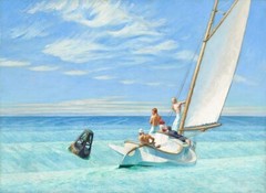 Edward Hopper : Ground Swell : 1939 : Archival Canvas Art