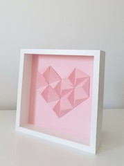 Origami Wall Art Display, Home Decor Frame