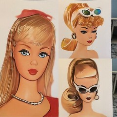 RETRO BARBIE 8×10 Portrait Art Print Bundle Set Of 3 – SILKSTONE BARBIES