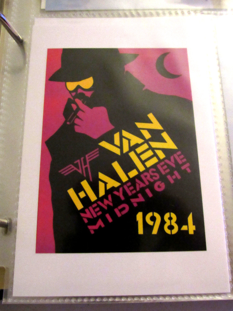 Van Halen art pack-includes 3 photo artwork images-Lustre photos (4in x 6in)