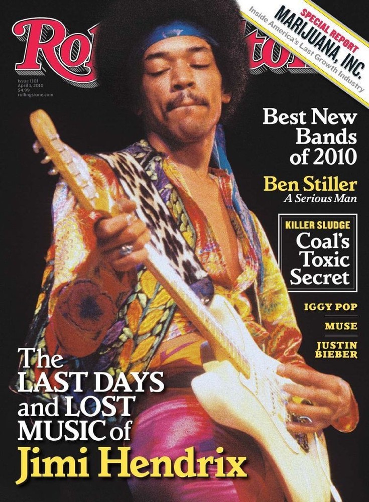 Jimi Hendrix Rolling Stone Cover Poster Print 10 x 15