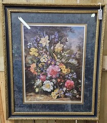 Home Interiors And Gifts Flower Picture Rare Discontinued Painting