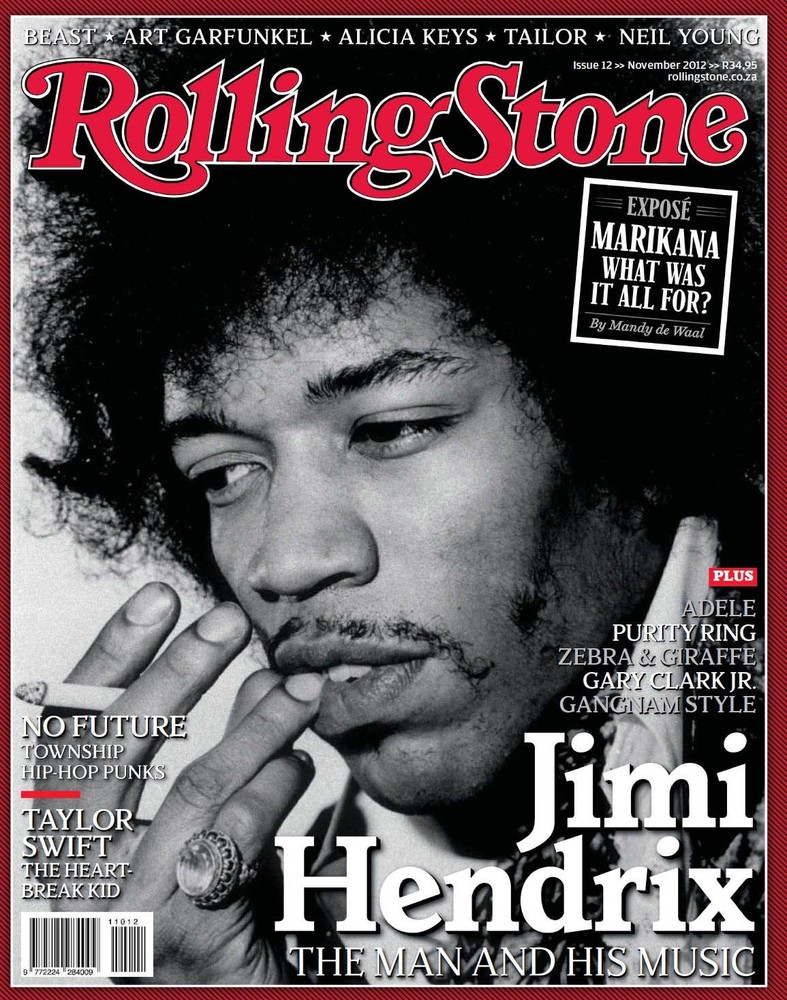 Jimi Hendrix Rolling Stone Cover Poster Print 10 x 15