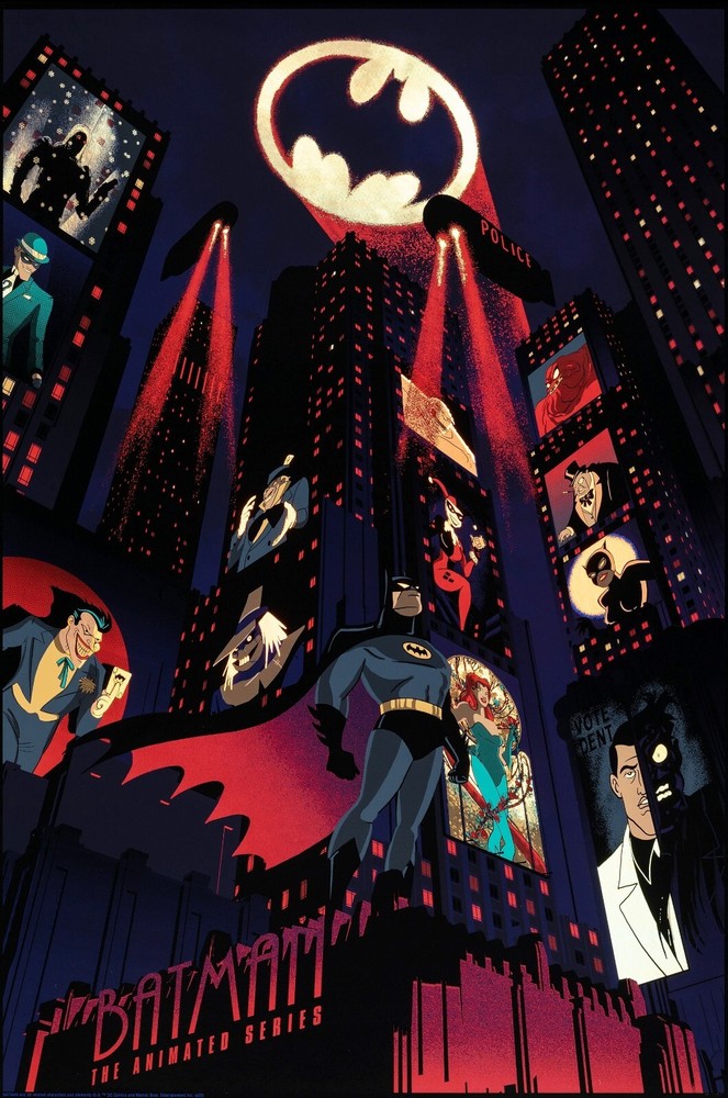 DC Batman The Animated Series TV Series PREMIUM POSTER MADE IN USA – LAS740