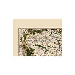 Historic Map – Bohemia Czech Republic – Ortelius 1573 – Vintage Wall Art