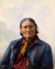 1898 Geronimo Guiyatle Apache Native American Indian Wall Art Poster Print Decor