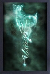 HARRY POTTER PATRONUS ALWAYS 12×18 FRAMED GELCOAT POSTER GIFT MAGIC GIFT WIZARD!