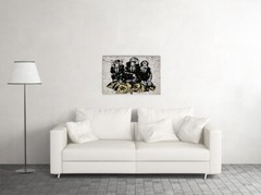 Three Wise Monkeys Banksy Graffiti Art Wall – POSTER 20×30