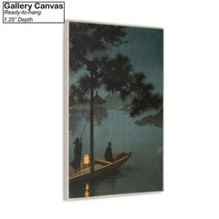 Koho Shoda Stars Over Lake Biwa Canvas/Poster Wall Art – Japanese Painting Print