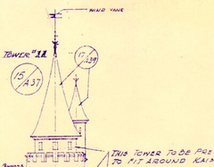1955 Blueprint of the Disneyland Castle POSTER! (up to 24 x 36) – Vintage – Art