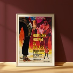 A Fistful of Dollars Movie Poster 1966 Sergio Leone Clint Eastwood Western Print