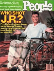People Magazine (Who Shot JR Cover) 1980 POSTER 24 X 18 Inches Vintage Wall Art