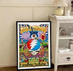 Dead & Company Dead Forever 2024 Sphere Las Vegas NV Event Poster