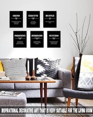 Inspirational Office Wall Art – Motivational Quotes for Living Room – Encoura…