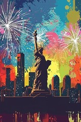 250th Anniversary 1776-2026 – Statue of Liberty Patriotic Decor – POSTER 20″x30″
